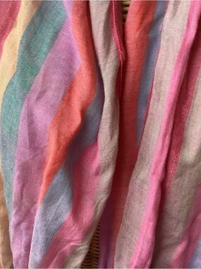 💚Hippie, boho, funky plaster striped scarf